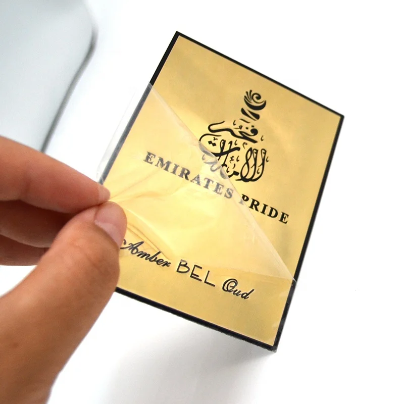 Shenzhen Xinrui factory aluminum perfume sticker plate Custom aluminium barcode labels