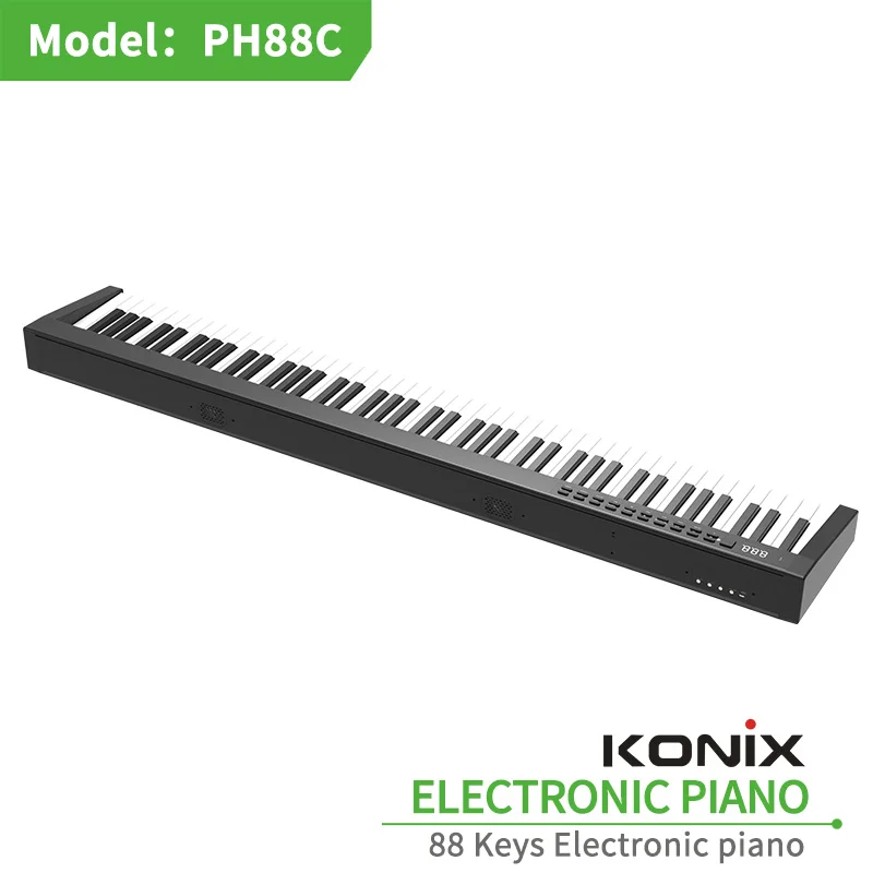 Konix 88 клавиш Цифровое фортепиано с клавиатурой оптовая продажа PH88C