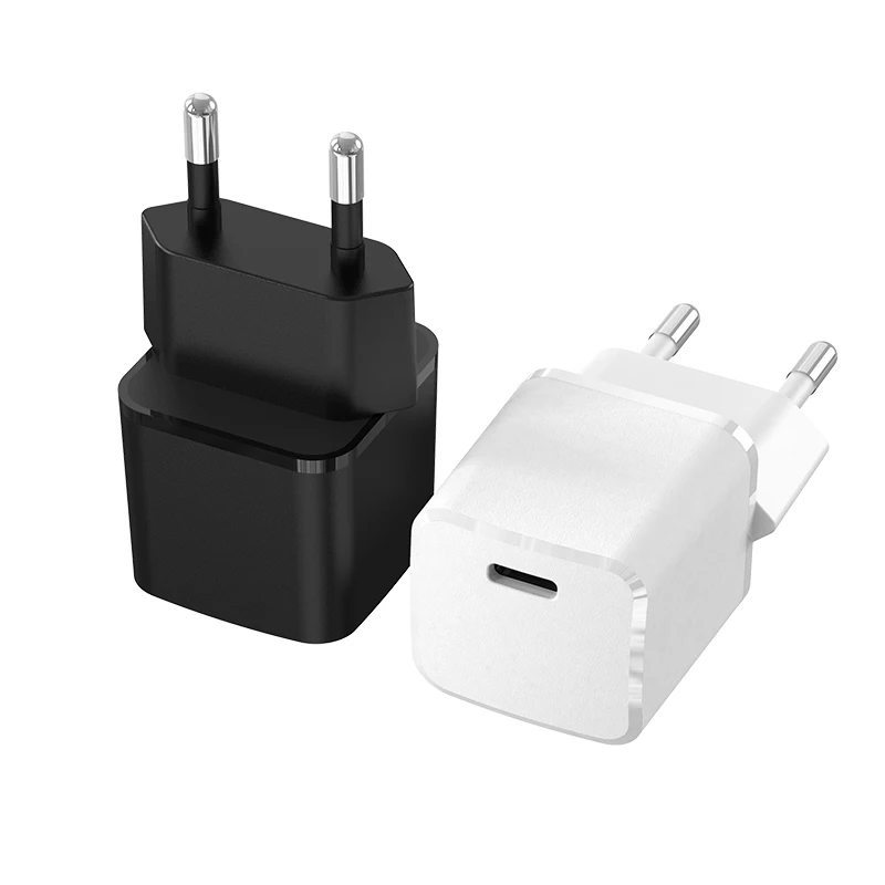 Custom factory pd usb c 20 watt usb c pd charger 20v Custom uk eu jp plug oem logo