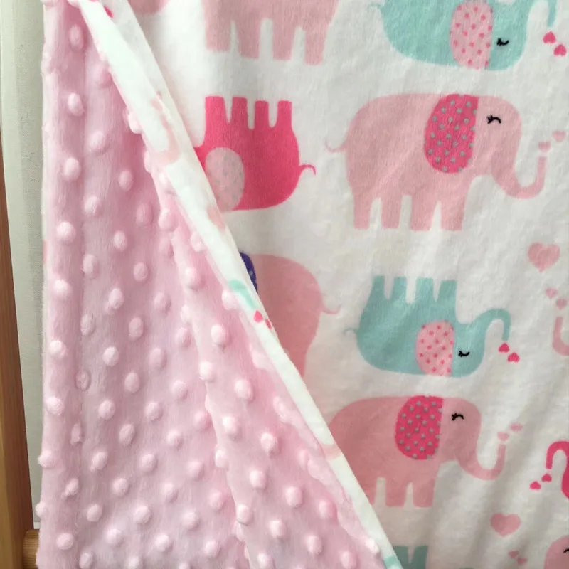 Unisex Safe Nursery Elastic Minky Baby Swaddle Fleece Receiving Blanket Custom Printed Low Modern Wrap Comforter Kids Portable
