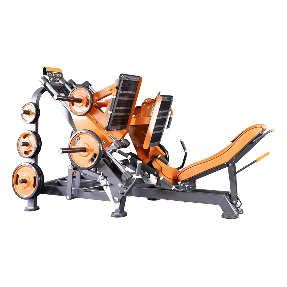 Fitness Equipment Multi Function Strength Free Weight Gym Machine Plate Loaded Incline Split 45 Degree Leg Press Trainer