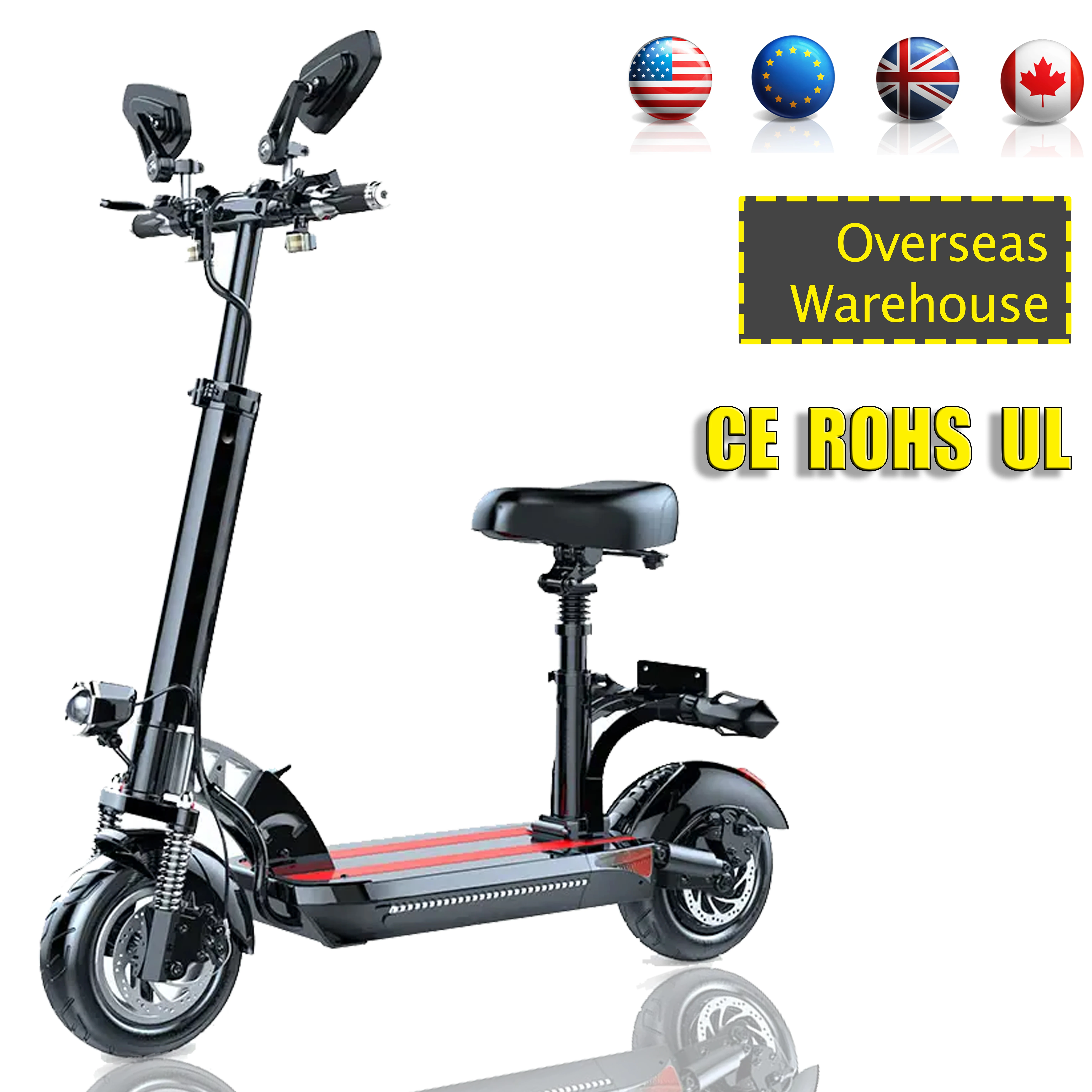 Электрические скутеры Q8S 10 дюймов 48 В 500