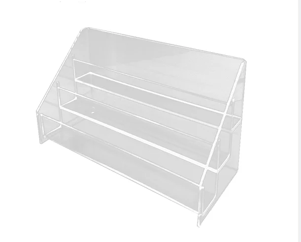 Custom Makeup Display Holder Multifunctional Used In Eye Shadow And Lipstick Acrylic Makeup Countertop Display Box