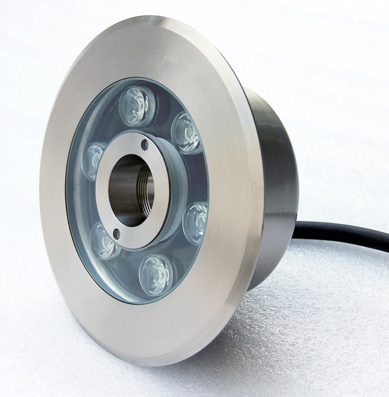 outdoor Stainless Steel IP68 Waterproof Rgb dmx water jet Nozzle dancing Underwater dry Led Fountain Light