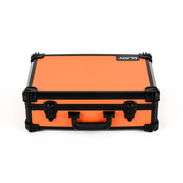 GLARY professional hand tool case box aluminum tool storage case portable abs tool box hard case box for multi-purpose usage