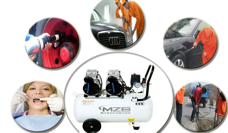 50L Mini Compresor de aire Oil Free Paintball Air Compressor