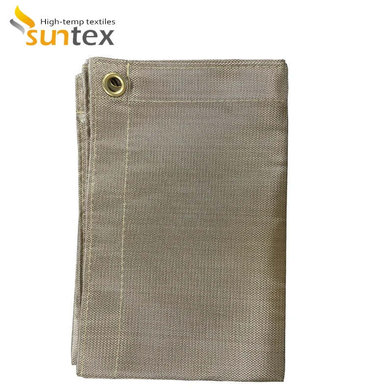 Fireproof BBQ Charcoal Grill Fire Pit Ember Mat For Grass/deck/patio/lawn