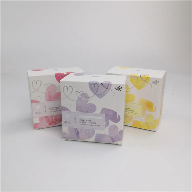 Wholesale Eco-friendly Printed Luxury Gift Kraft Paper Box Pulp Soap Packaging Boxes Paper Sleeve Soap Paper Cardboard Box