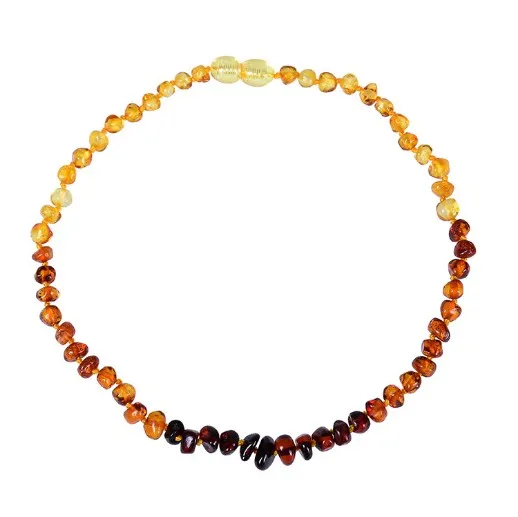 
XUNBEI Natural Oval Baltic Jewelry 14-33cm Baltic Ambers Teething Necklace For Babies 