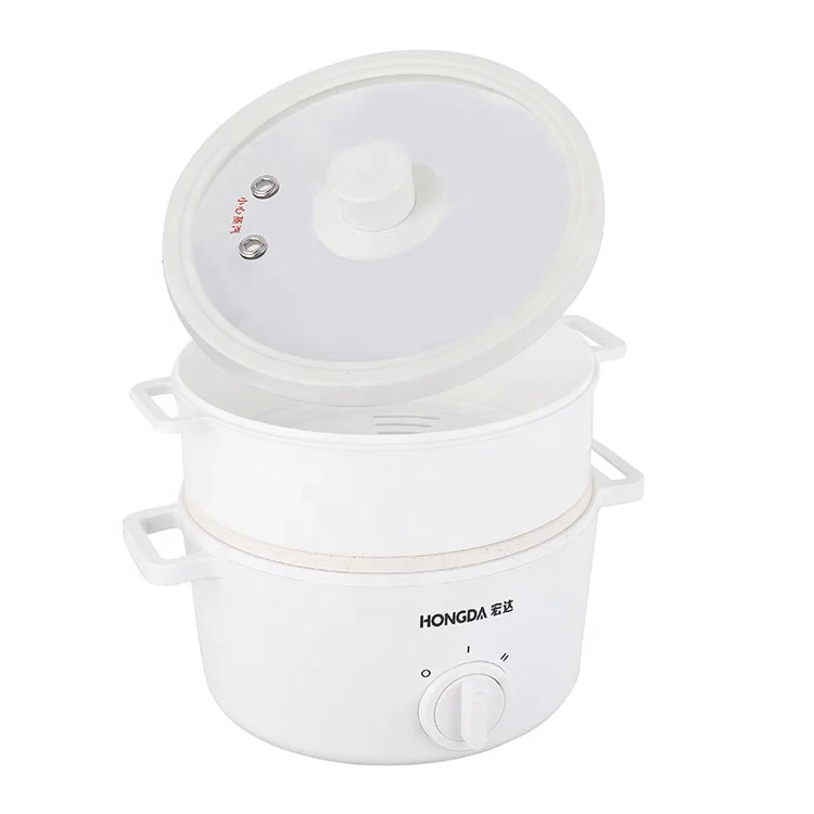 Portable Electric Multi Cooker Mini Soup Pot Electric Cooking Pot With Ceramic Glaze