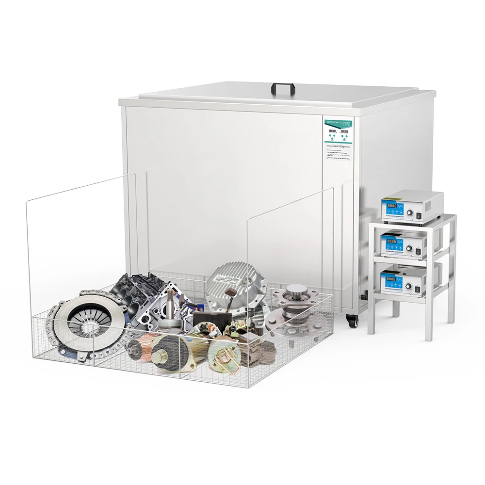 For engine automotive  parts cleaning  industrial ultrasonic washing tank 360L with heater filtering system