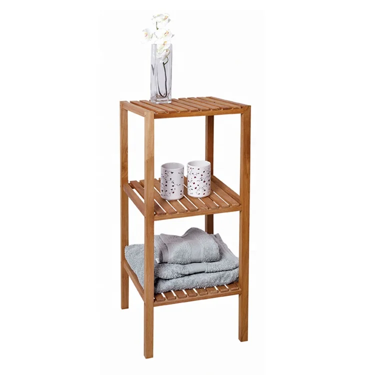 
5-Tier Shelf Multifunctional Storage Rack Shelving,Bathroom Bamboo Ladder Towel Shelf 