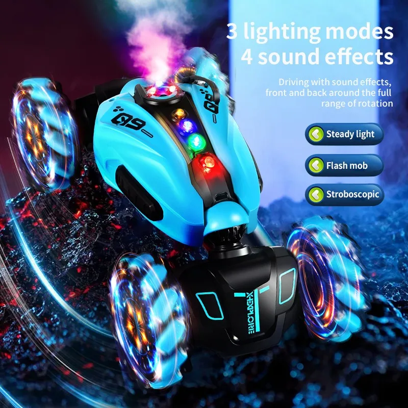 Extra large watch gesture sensing twisted car drift stunt off-road boy deformation car remote control toy