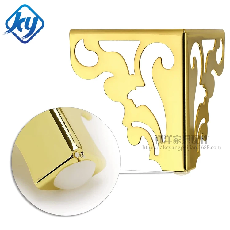 Black Gold Chrome Metal Bed Table Cabinet Sofa Legs Furniture Feet Cast Iron Table Legs