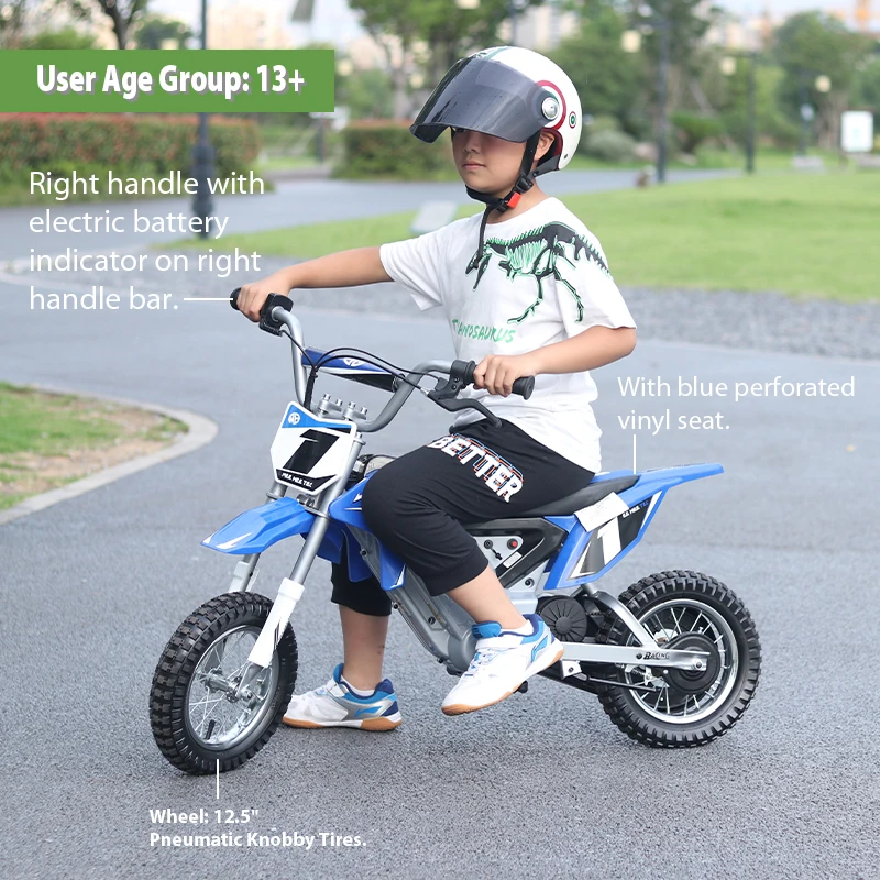 New Arrival 24V 250W YELLOW Chinese Pit Bike Electric Motorcycle with 2 Wheels