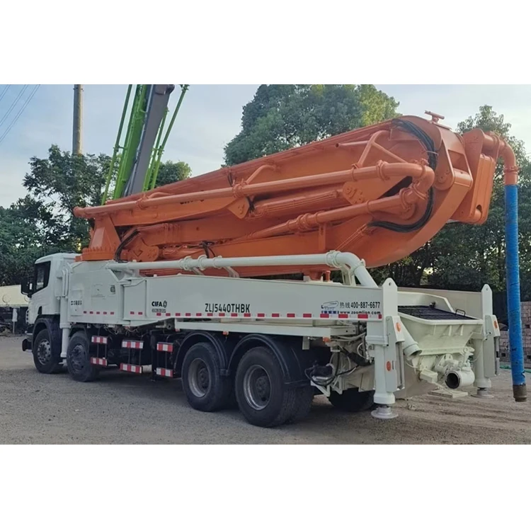 China zoomlion cifa construction concrete pumping machine cost of used concrete pump trucks for sale