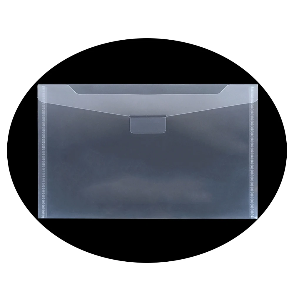 Wholesales A5 PP PVC Plastic Folders Hard Plastic letter Envelopes Clear Transparent Envelopes