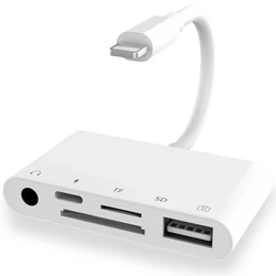 Все в 1 Свет нин кабель USB OTG адаптер для камеры SD устройство для считывания с tf-карт адаптер для iPhone