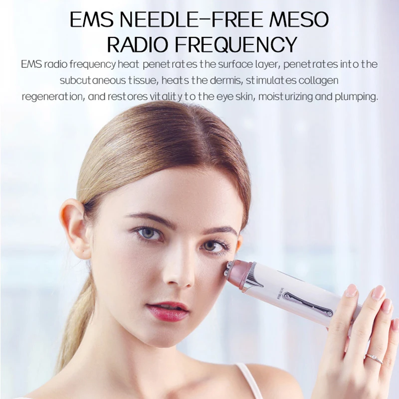 KSKIN Rechargeable Red Light Therapy Galvanic Eye Massager