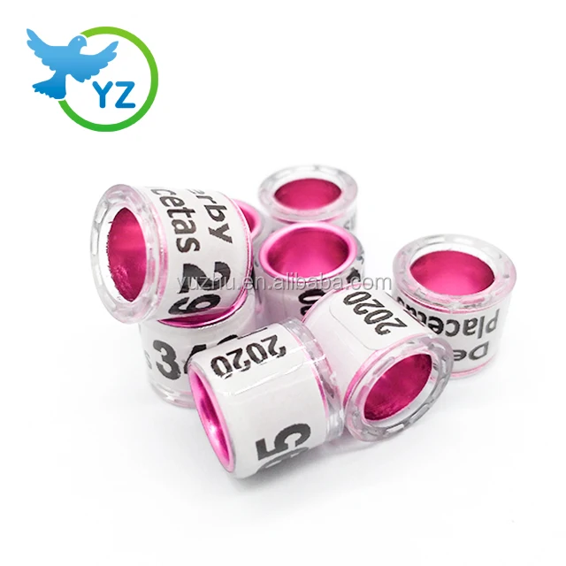 High Quality Special Customized Bird Leg Ring Homing Racing Ring for Pigeon 8mm ID Leg Band