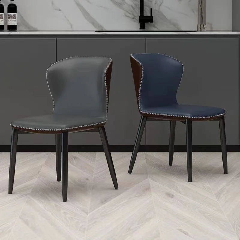 Low Price Wholesale Upholstered Leather Dining Dinner Chair Fashion Dining Chair Home Modern For Sale