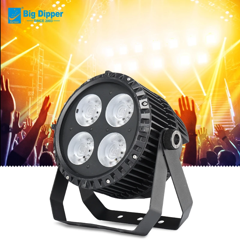 Big Dipper 4*50W COB 200w Outdoor Waterproof IP65 Warm Cool White Led Par Light for Parties Discos Clubs Theme Parks