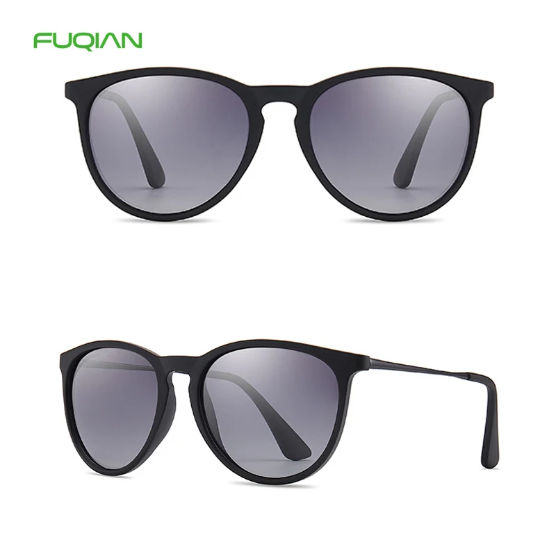 Lentes De Sol Mirror Ray Vintage Glasses Women Men Round Sunglasses Polarized