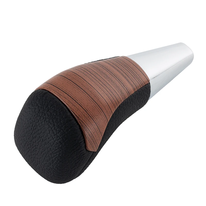 Wholesale gear shift knobs stick shift knob leather without holes for hilux revo fortuner 05-16 modelos de a/t prado 2018-2020