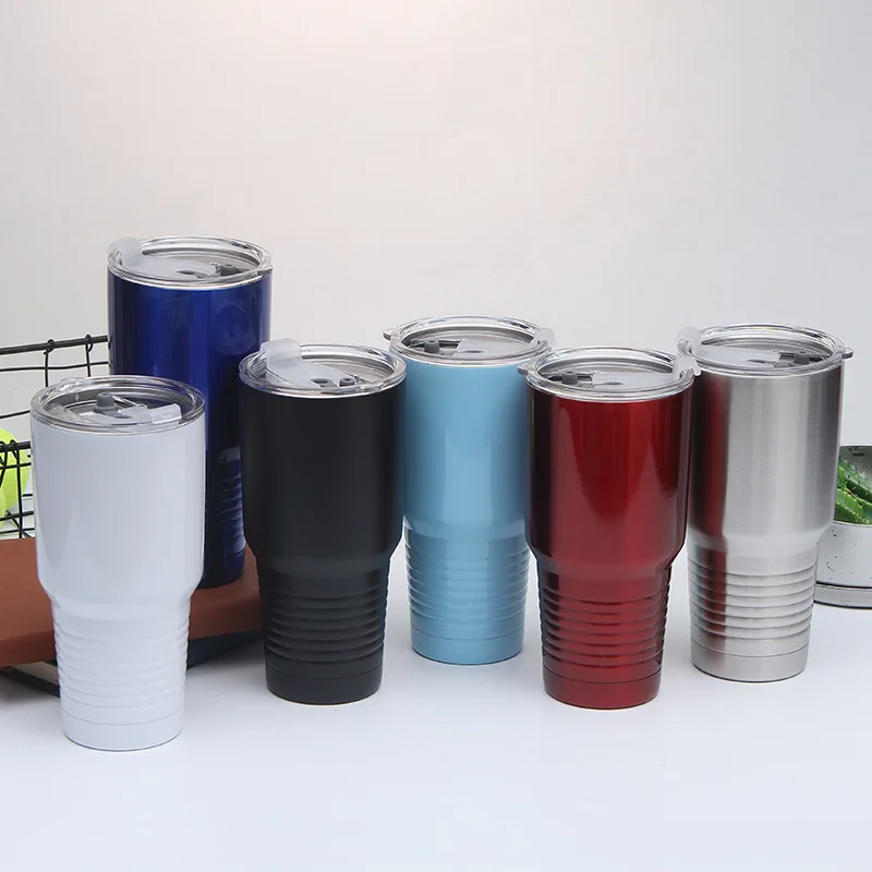 30oz Car Cup Cooler Custom Logo Double Wall Vacuum Insulated Bottles Best Stainless Steel Coffee Thermos