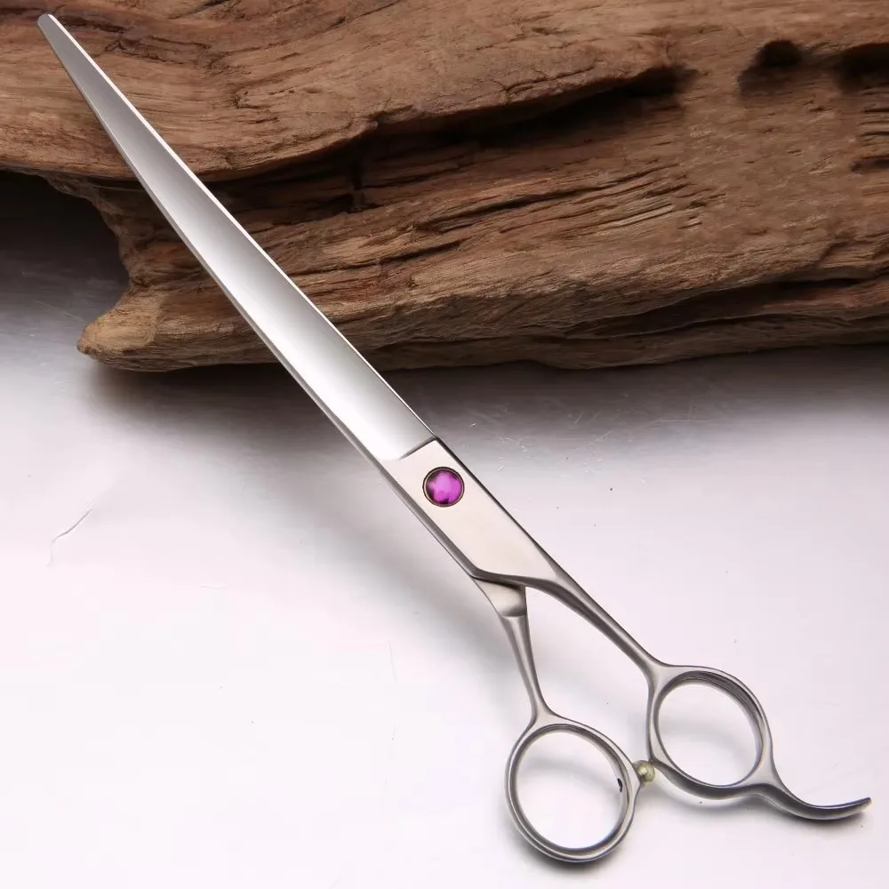 Fenice Custom Logo/screws/size Pet Grooming Scissors Curved Shears for Dog Haircut Pet styling