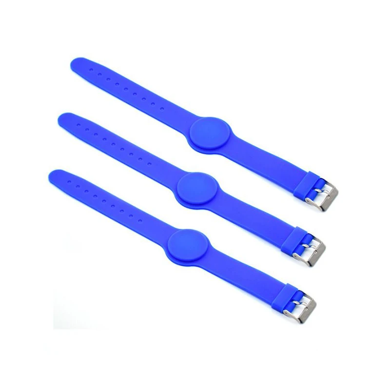 TK4100/T5577/EM4305 Classic 1K 4K NFC id bracelet rfid wristband nfc silicone bracelets