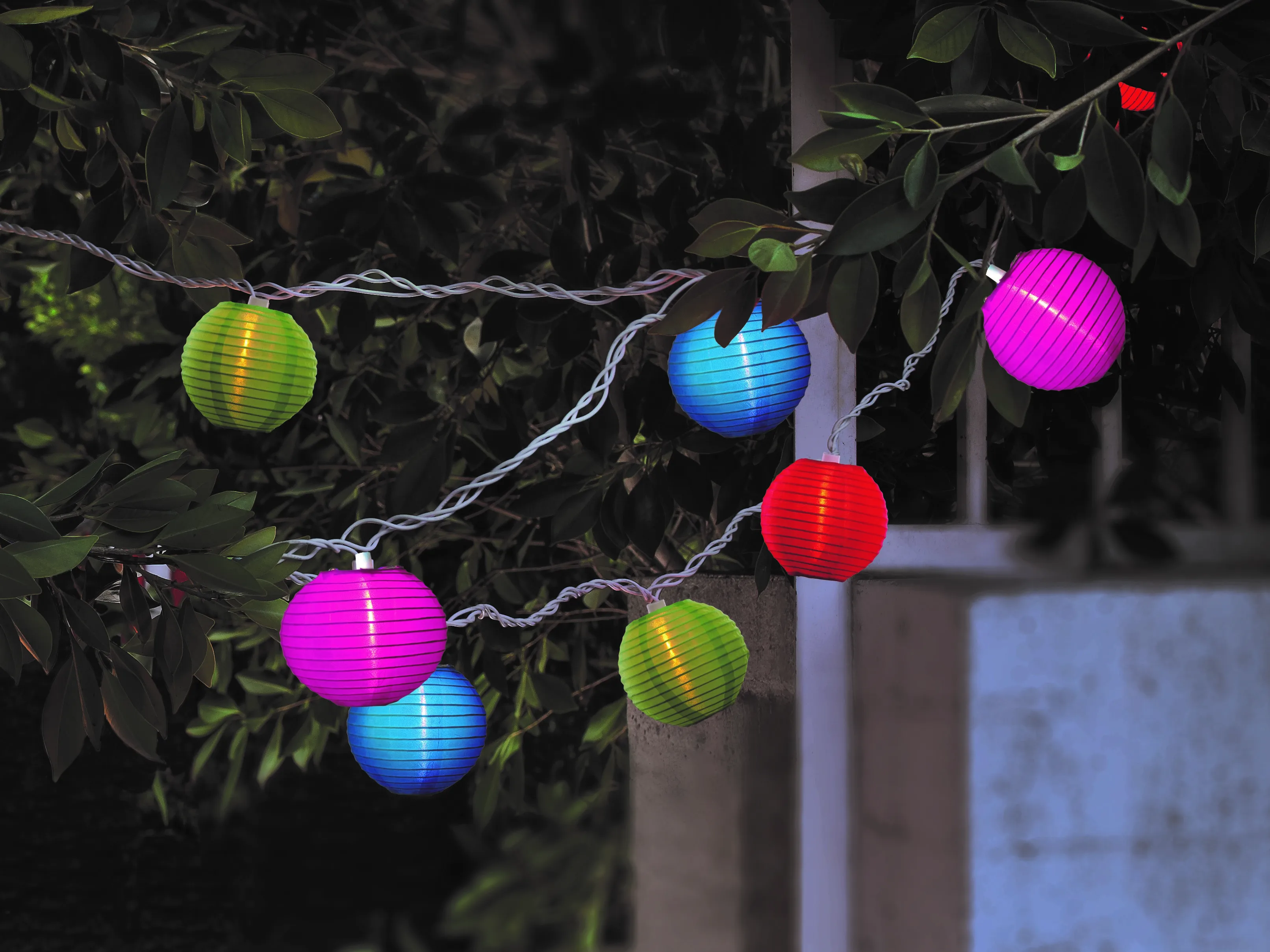 HQ 10Lt Lantern Summer Garden String Light Festival Decoration Christmas Outdoor Garden String Light