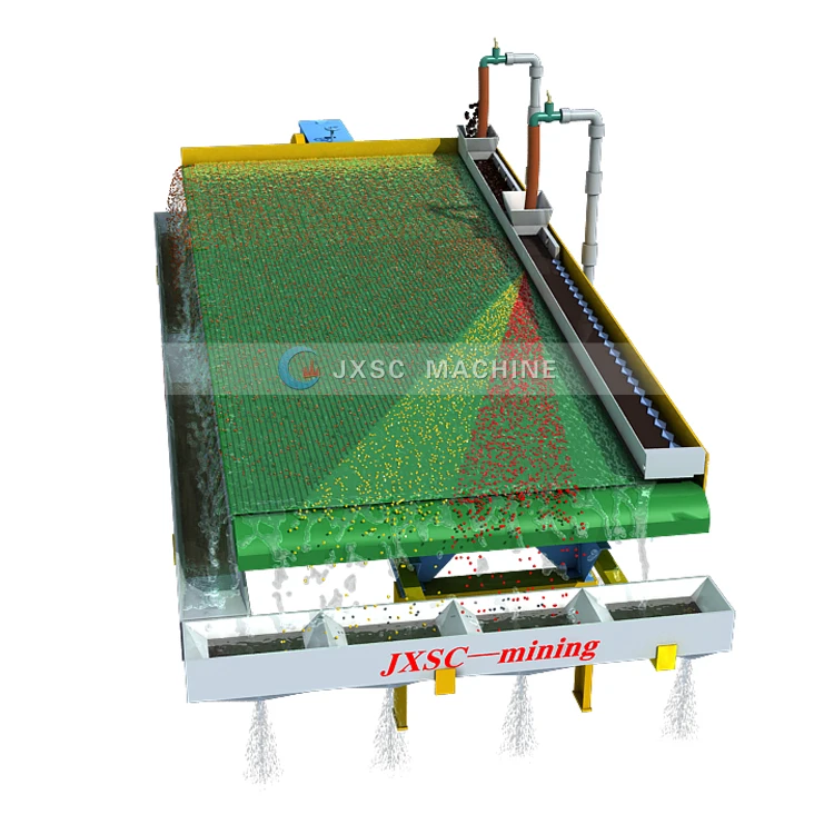 High Recovery Rate Shaker Gravity Separator Machine Vibration Mining Gold Shaking Table Price for Sale
