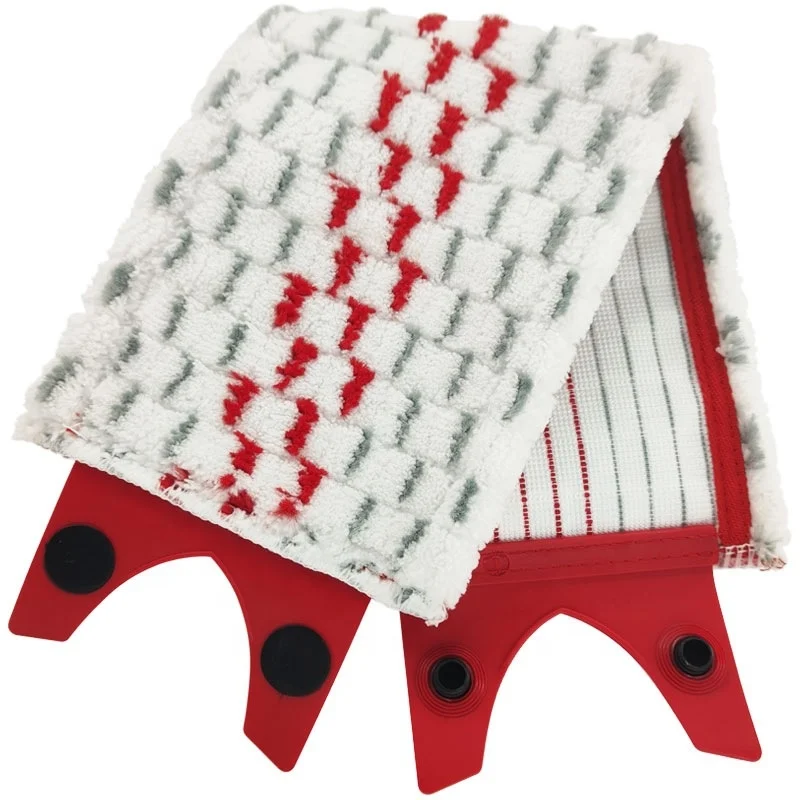 China Hot Selling Cotton Mop Refill Rags Suitable for Vileda Ultramat 2in1 36*14cm Microfiber Mop Pad