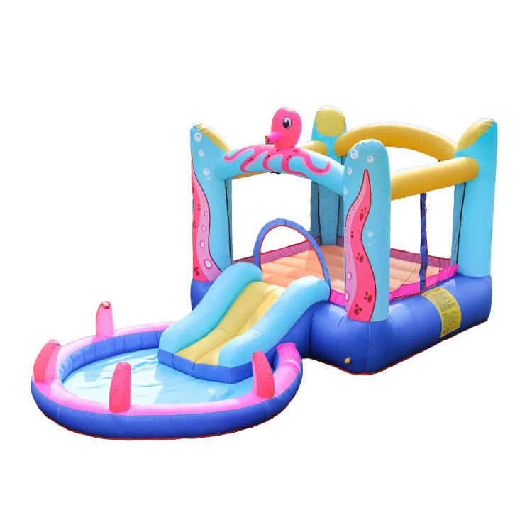 Коммерческих надувные воды Слайд просвет отказов дом препятствие курс продажи, новый большой надувной замок для обувь девочек