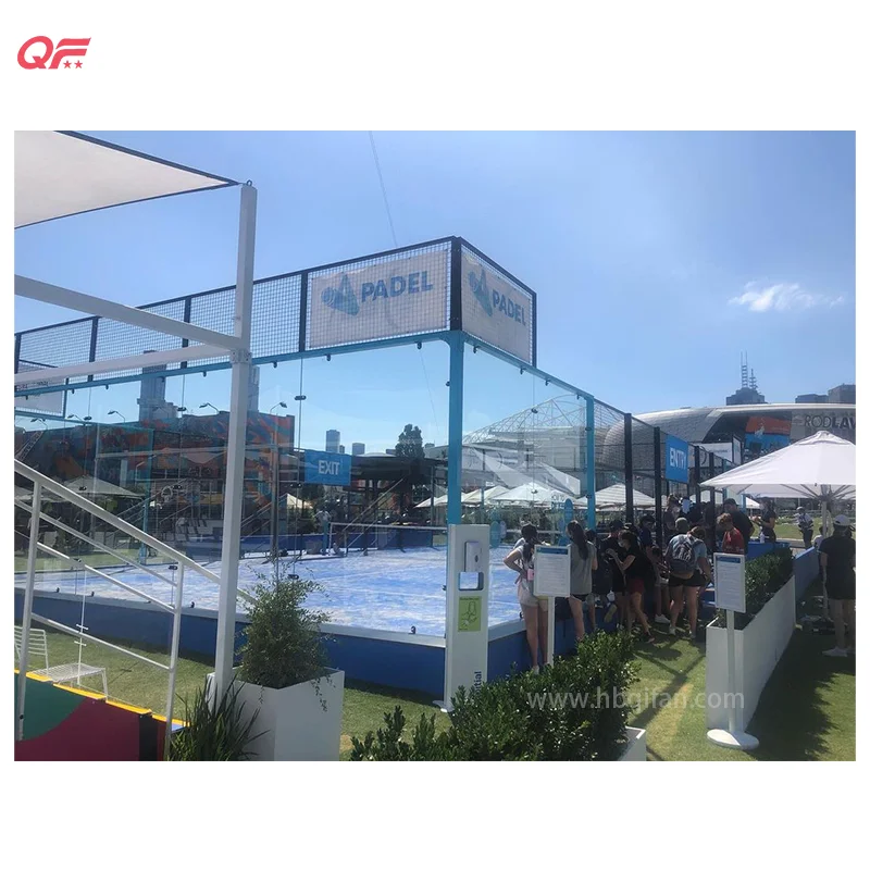 New Arrival Customized Portable Paddle Tennis Court For Sale Indoor Outdoor Cancha De Padel Court Spain