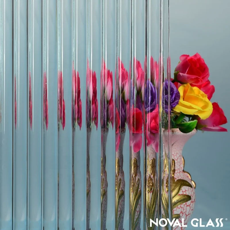 3-10mm Clear And Colored Baroque Rain Fluted Pattern Glass,Glass Pattern