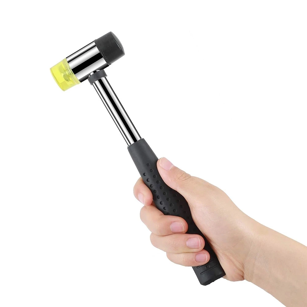 Rubber Hammer Double Face Tap 25mm 30mm 35mm 40mm 45mm Multifunctional Glazing Window Beads Hammers Nylon Head Rubber Mallet