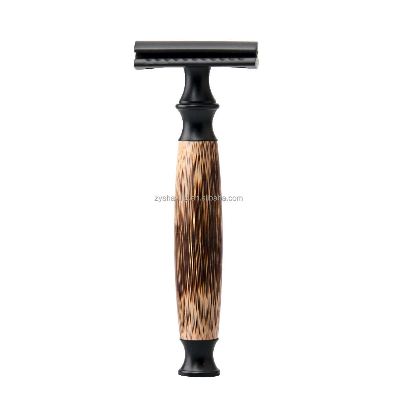 ZY ECO Shaving Safety Razor Double Edge Safety Razor for Men, Safety Razor with Bamboo Handle, Fits All Double Edge Razor Blades