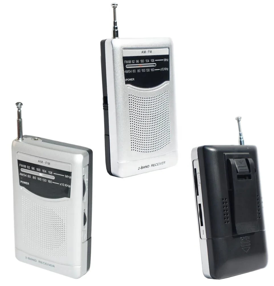 manufacture sell battery power supply AM FM Portable mini pocket radio