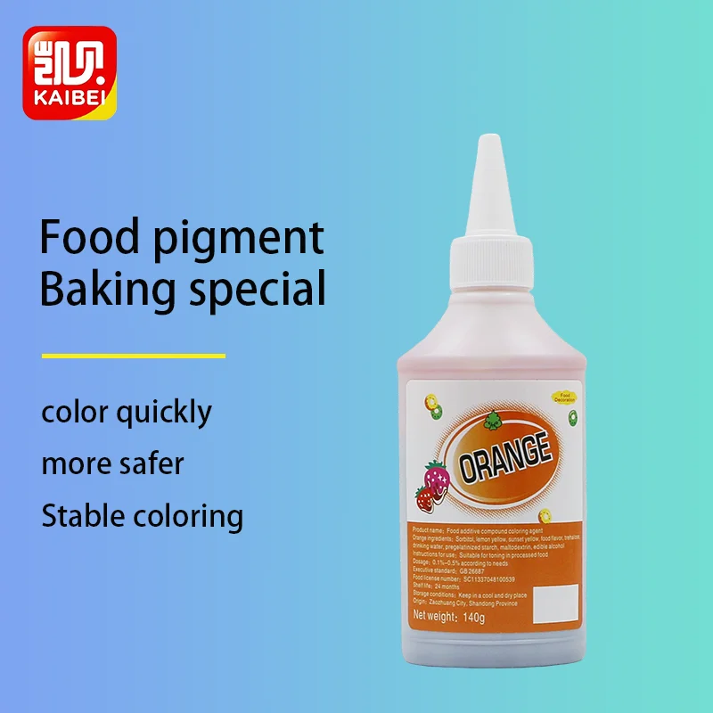 Edible pigment orange color 140g baking edible coloring cream cake decoration coloring