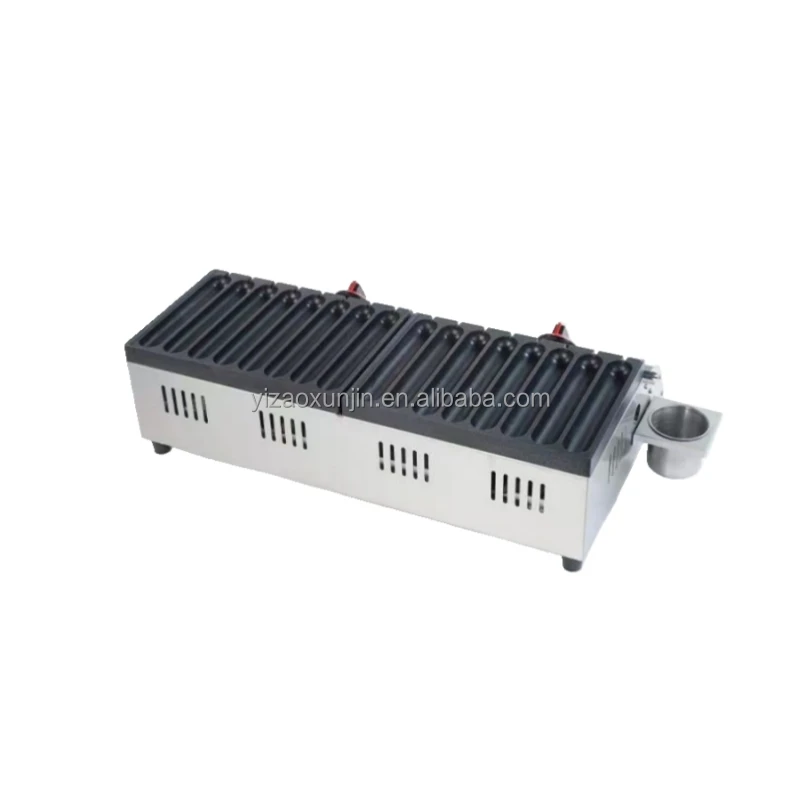 Commercial Gas Hot Dog and Mini Pancake Grill Machine for Household Use