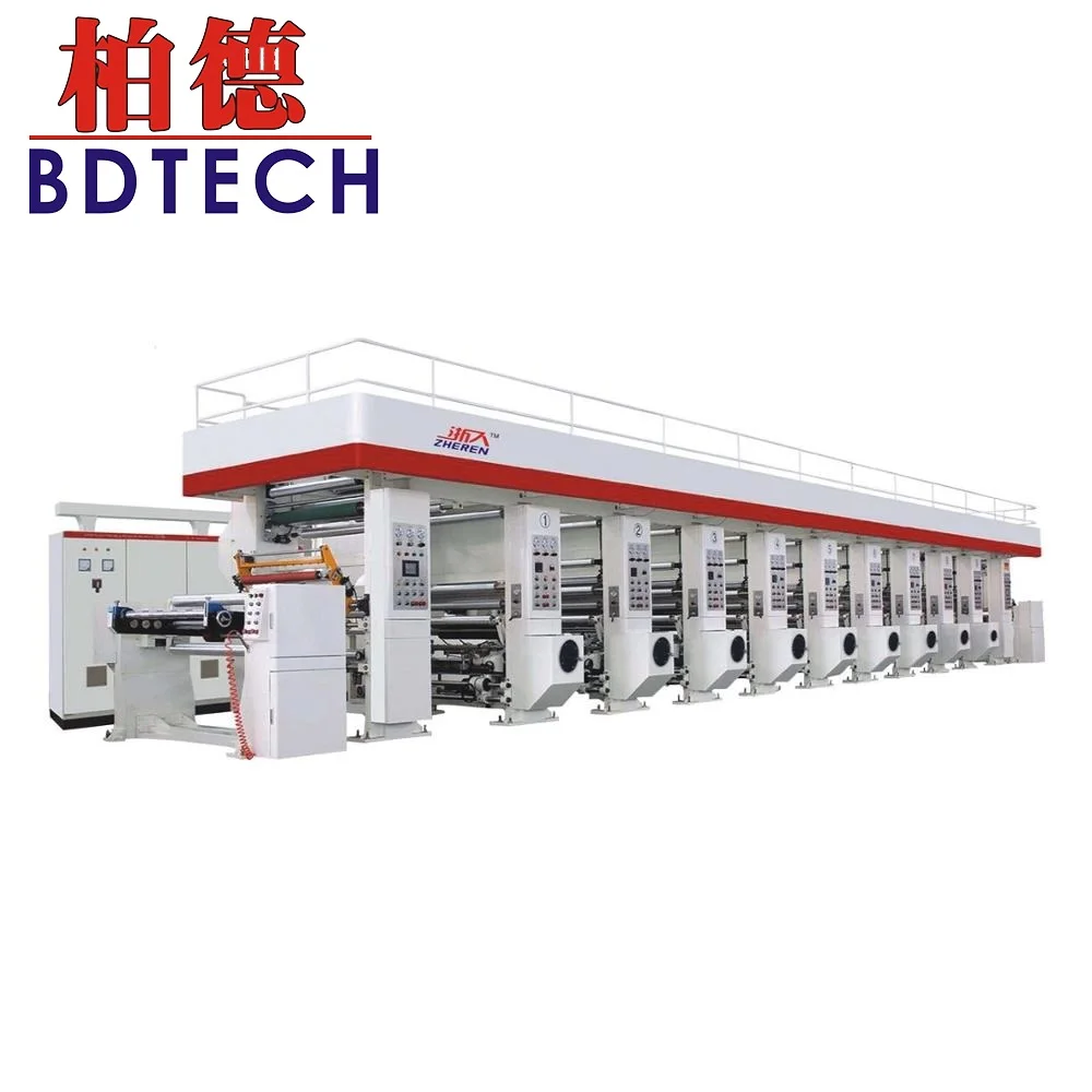 ZRAY-E Paper Printing Machine Gravure Printing Machine Full Auto Nylon Pvc Rotogravure Printing Cylinder Engraving