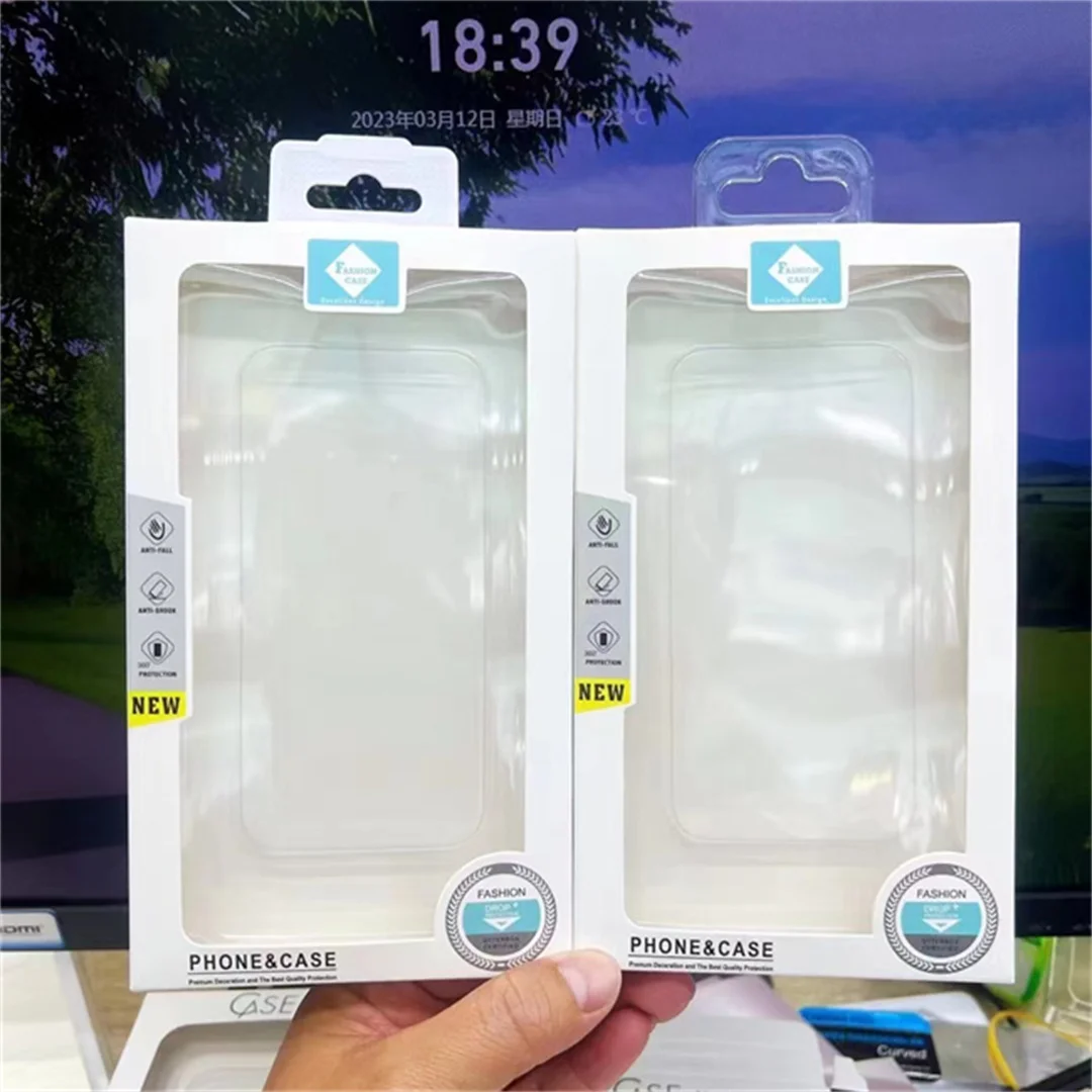 New Arrival Custom Cell Mobile Phone Case Retail Packaging Luxury Recyclable Printed Cell Phone Cover Gift Paper Box