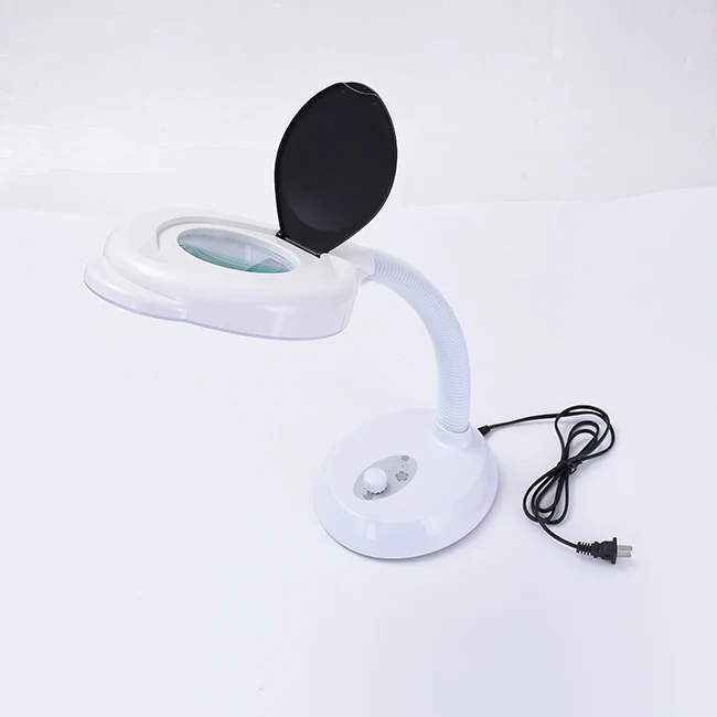SA-LC12 hot selling portable 8X led magnifying lamp for beauty salon
