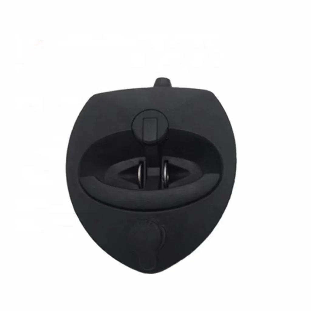 Carbon Steel With Black Powder Coating Bus Tool Box  Truck Body Parts Tool Box  Cabinet  plastic T handle  Panel Paddle Lock
