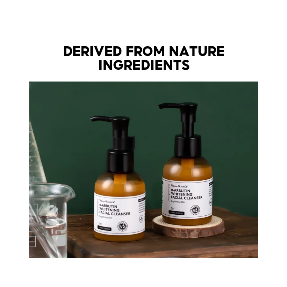 100%  Natural Pore Cleansing and Anti Acne Gentle Facial Cleanser for Normal to Oily Skin Arbutin Cleanser 3.52fl.oz /100m