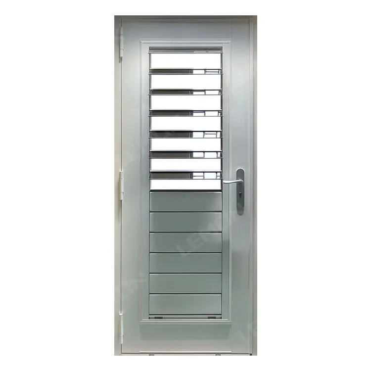 Heavy Duty Restaurant Aluminum Frame Exterior Glass Commercial Front Entry Door Double Swing