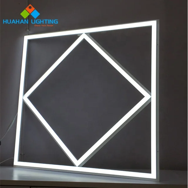 Huahan 2021 New led lattice back lite panel frame light meeting office room lighting 60x60 60W