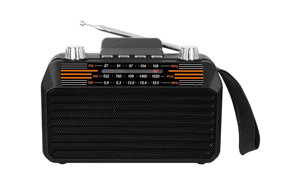 2021 torch light solar radio outdoor portable radio usb tf mp3 radio M-531BT-S